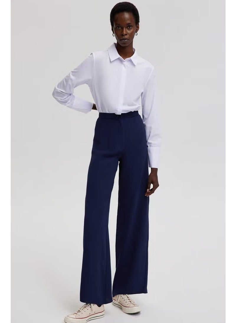 Touche Wide Leg Crepe Trousers - Image 2