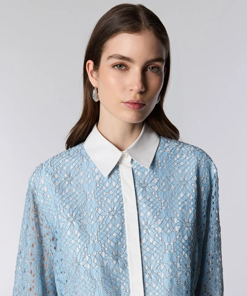 Ipekyol  Layered Shirt with Elasticated Waist for Women | Best Price UAE