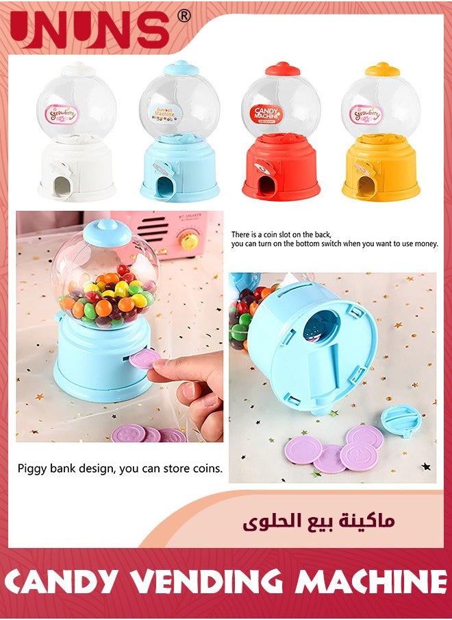 UNUNS آلة بيع الحلوى، علب حلوى أكريليك على شكل آلة علكة، مثالية لحفلات الزفاف وأعياد الميلاد ومفضلات الحفلات والهدايا، حاويات بلاستيكية شفافة لطيفة من لوسيت  - Image 5