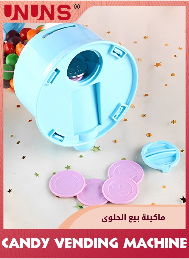 UNUNS آلة بيع الحلوى، علب حلوى أكريليك على شكل آلة علكة، مثالية لحفلات الزفاف وأعياد الميلاد ومفضلات الحفلات والهدايا، حاويات بلاستيكية شفافة لطيفة من لوسيت  - Image 4