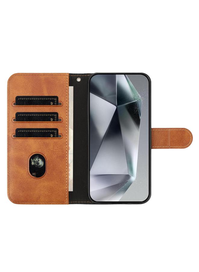 The Bros Case For Google Pixel 6 Pro Dual-Folded S-shape Leather Phone Case - Image 4