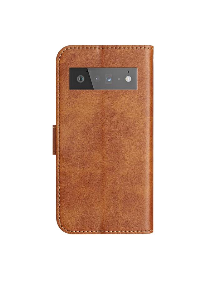 The Bros Case For Google Pixel 6 Pro Dual-Folded S-shape Leather Phone Case - Image 3