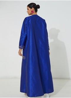 Rosette Abaya Blue Abaya  - Image 4
