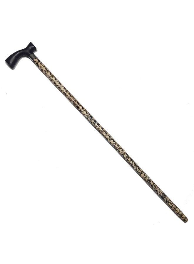 A walking stick made of Aswan beech wood, white, fully engraved, for men - Image 1