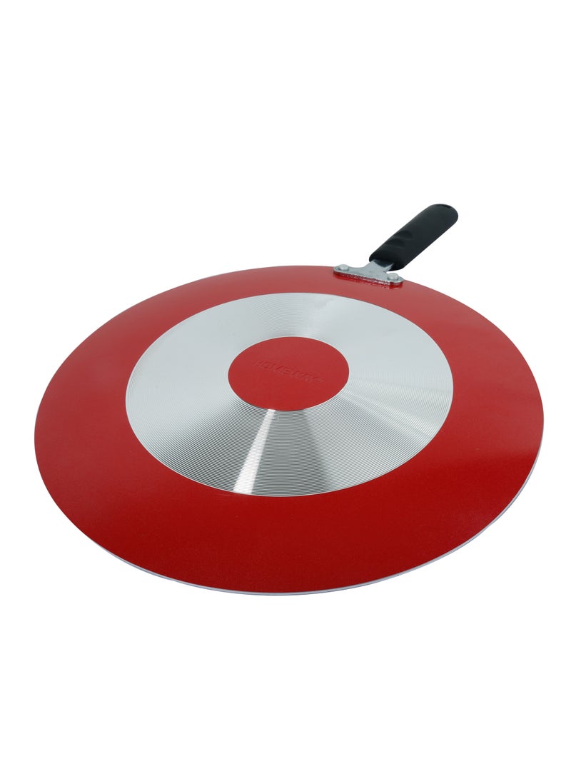 Homeway Nonstick Concave Tawa 28cm - Best Nonstick Flat Pan for Cooking, Durable, Induction Compatible - Image 2