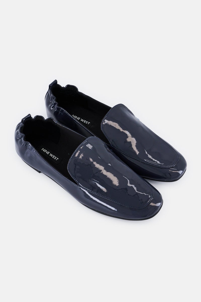 NINE WEST Women Haylee Slip On Shoes, Navy Blue - Image 2