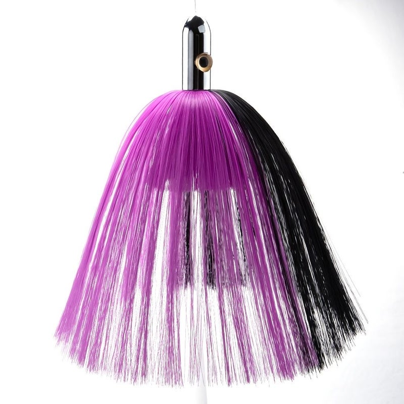 1 Copper Big Game Deep Sea Tuna Fishing Tungsten Trolling Lure 200mm Size 01 Color Mixed Nylon Hair Suitable for Saltwater and Freshwater Vertical Float - Image 1
