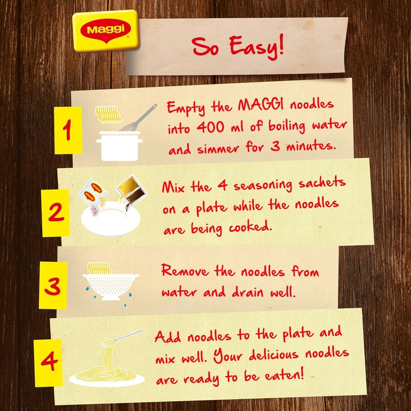 Maggi مكرونة ماغي مي غورينغ المقلية (عبوة من 5) - Image 4