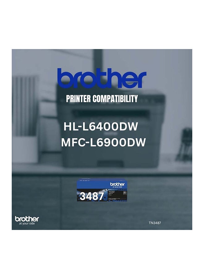 brother TN 3487 Toner Cartridge Black - Image 2