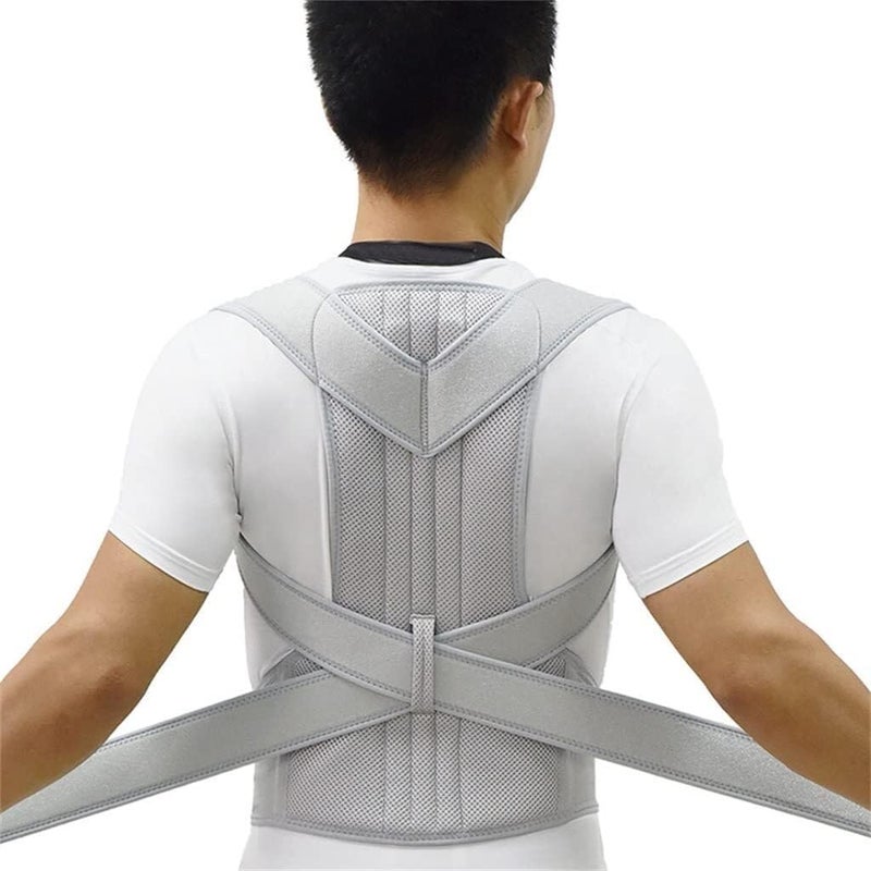 Corrector Back Brace Clavicle Support Stop slouching hunching Adjustable Trainer(M) - Image 3