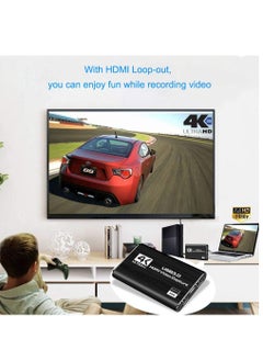 KASTWAVE Audio Video Capture Card, HDMI USB3.0 4K 1080P 60fps Reliable Portable Video Converter for Game Streaming Live Broadcasts Video Recording Black  - Image 5