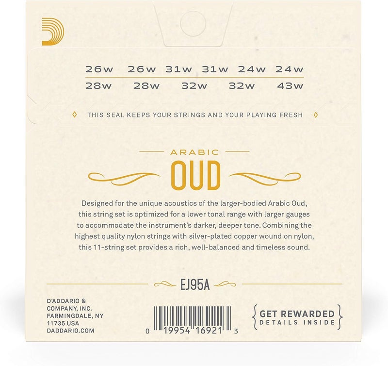 D'Addario EJ95A Arabic Oud Strings - Image 3