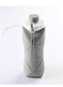Goldfish 600ml Outdoor Sports Folding Water Cup with Straw Portable for Riding and Traveling  - Image 1