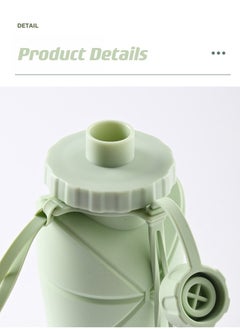 Goldfish 600ml Outdoor Sports Folding Water Cup with Straw Portable for Riding and Traveling  - Image 5