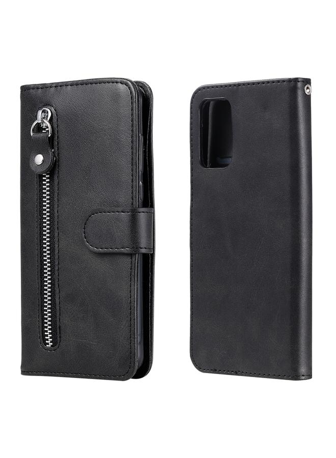 The Bros Case For Xiaomi Poco M3 / Redmi Note 9 4G Fashion Calf Texture Zipper Horizontal Flip Leather Case with Holder & Card Slots & Wallet