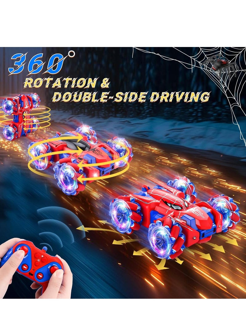 Paka Rabbit Remote Control Car, 2.4 GHz RC Car RC Boat, 360° Rotation RC Stunt with LED Light, Boys Girls Gift Toys - Image 2