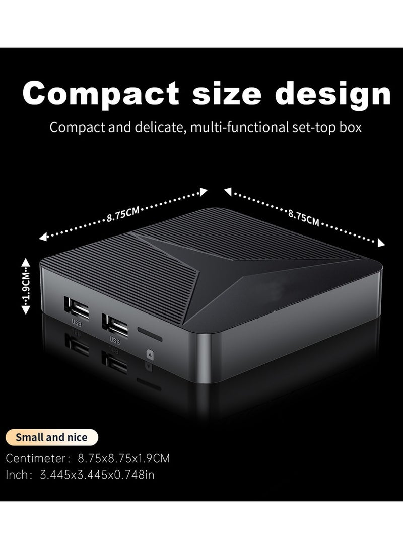 Android TV Box 14.0 4K 2GB RAM 16GB ROM Quad Core 64bit, Support Dual-WiFi 2.4G/5G WIFI6 3D HDR10+ BT5.0 with Voice Remote Control - Image 4