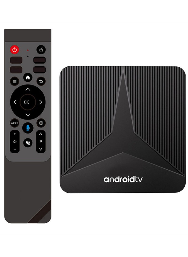 SYXUMLKLS Android TV Box 14.0 4K 2GB RAM 16GB ROM Quad Core 64bit, Support Dual-WiFi 2.4G/5G WIFI6 3D HDR10+ BT5.0 with Voice Remote Control - Image 1