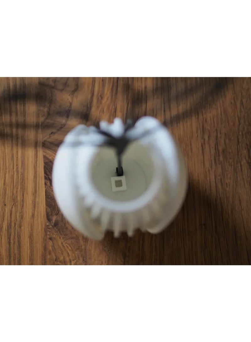 أخوة ثلاثي الأبعاد مزهرية ديكور بتصميم زهرة التوليب مع ورد اصطناعي أنيق – لمسة جمالية بلاستيكية تضفي الأناقة على منزلك أو مكتبك - Image 3