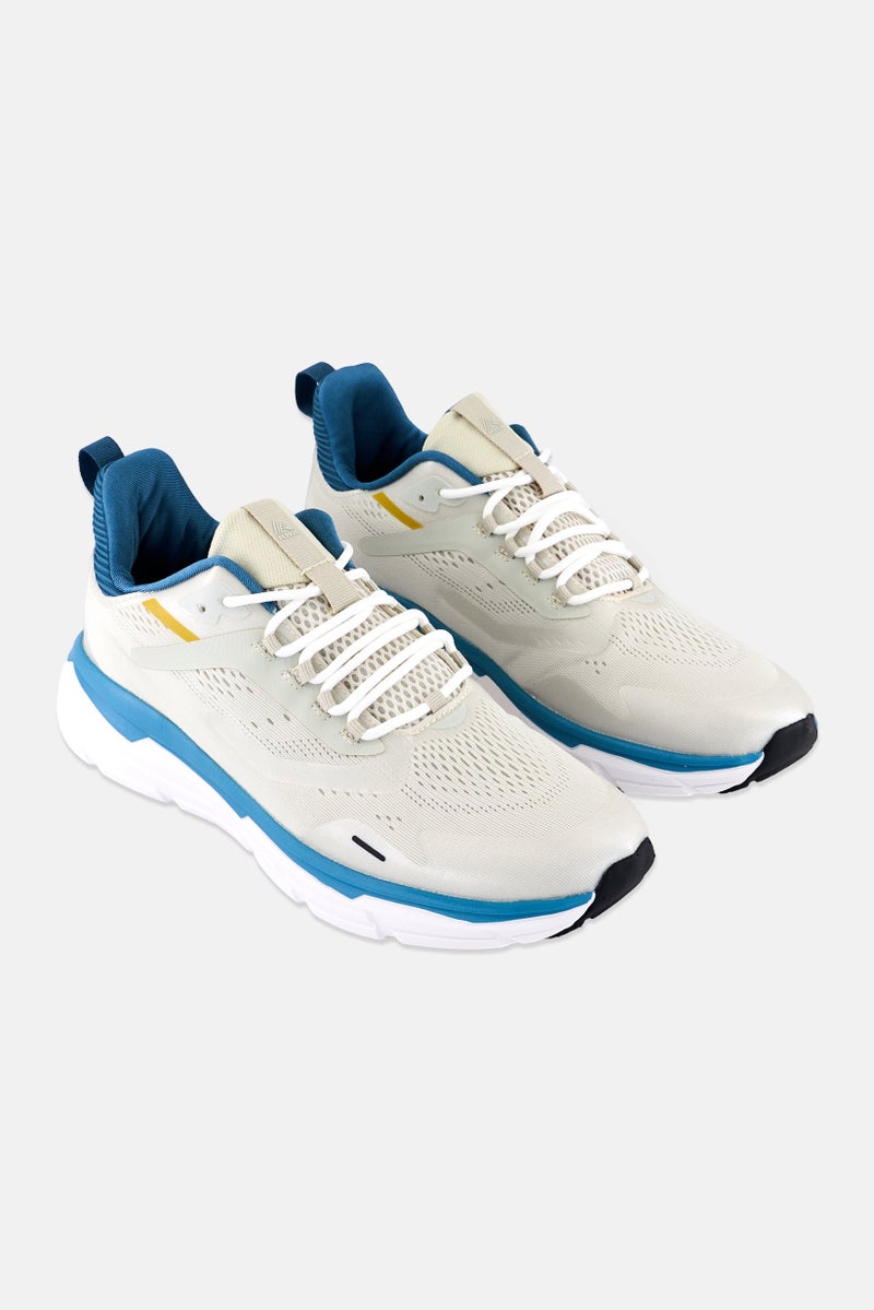 RBX Men Mesh Lightweight Lace Up Running Shoes, Light Grey - Image 1