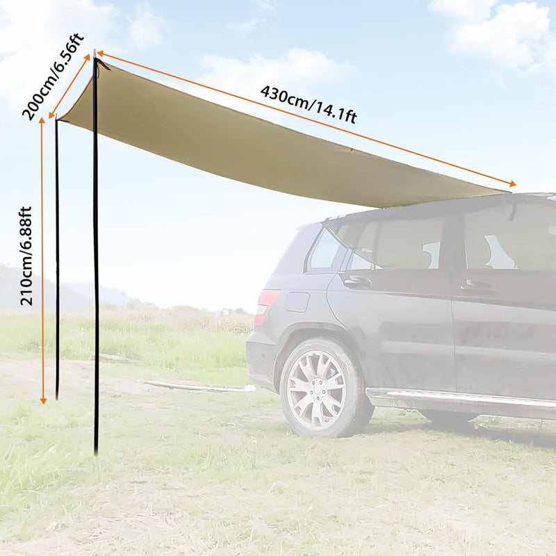 LIROPAU Motorhome Tarp, Car Camping Awnings, Waterproof and UV-Resistant - Image 2