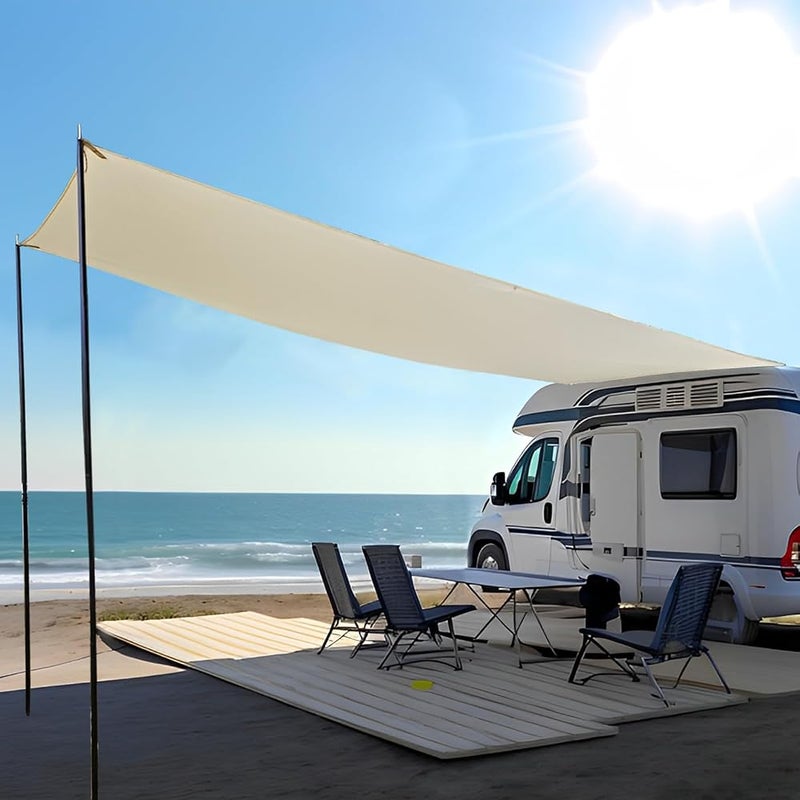 LIROPAU Motorhome Tarp, Car Camping Awnings, Waterproof and UV-Resistant - Image 1