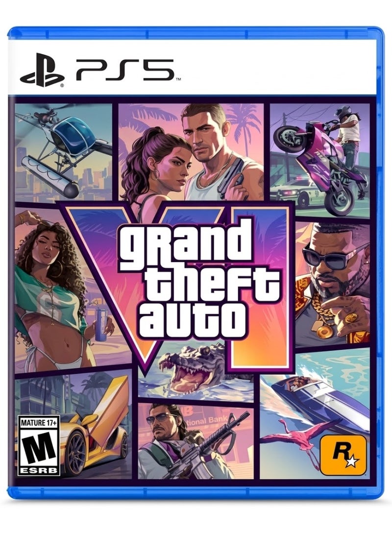 Sony GTA6 Grand Theft Auto VI PS5 Display & Collectible Replica with Decorative Case and Disc, Non Playable - Image 1