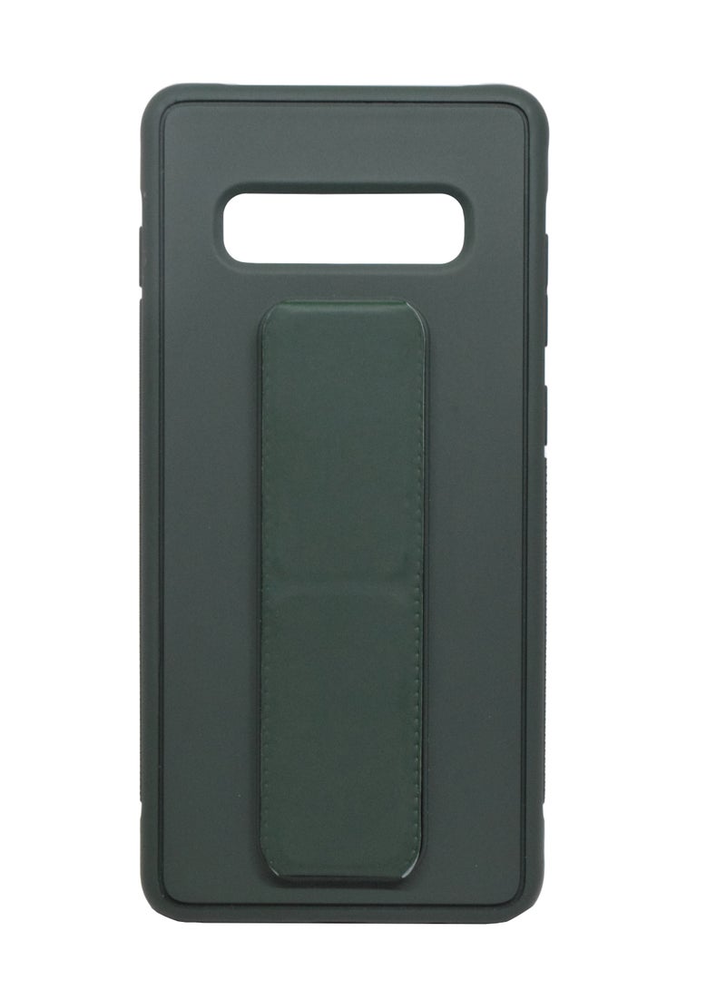 BORTONY Galaxy S10 Case Silicone Camera Protected Shockproof With Finger Grip Stand Cover for Samsung S10 - Image 1