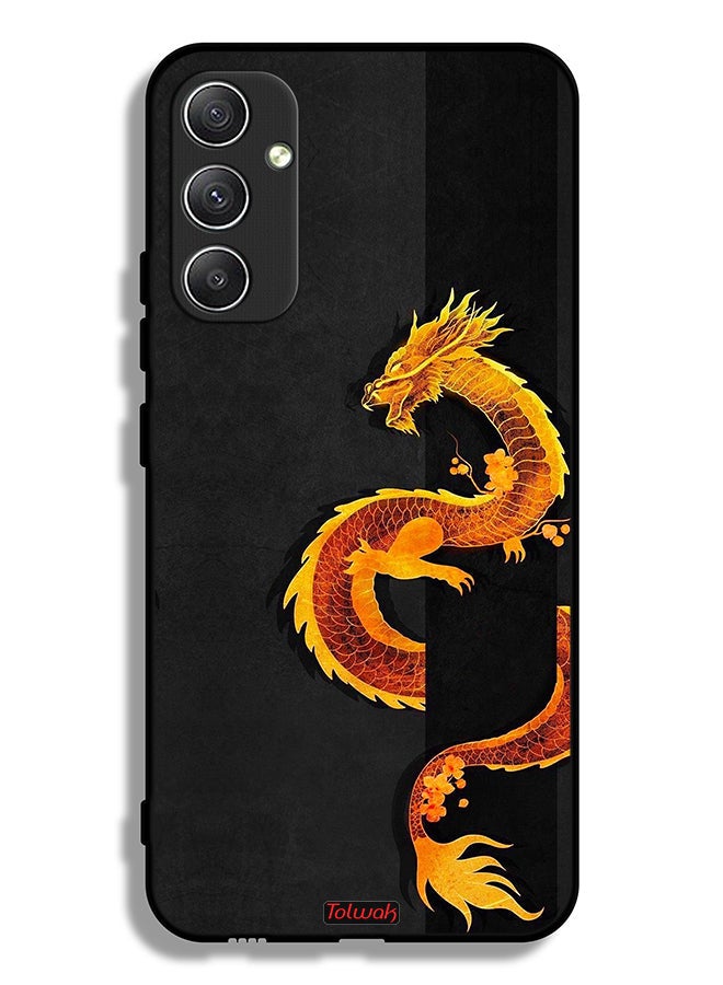 Tolwak Samsung Galaxy A34 5G Protective Case Cover Dragon Art - Image 1