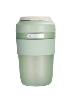 Zolele Zi102 Portable Mini Juicer Blender 400ml Wireless Mini Juicer Inductive Protection Power Switch Fruit Juicer Multifunctional Drinking Cup 1500mAh Battery USB-C - Green
