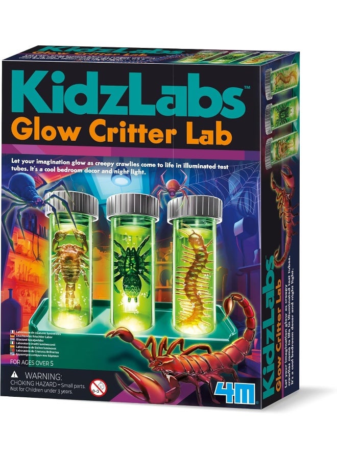 4M KidzLabs Glow Critter Crawlies Kit – Dig, Discover & Illuminate Glow-in-the-Dark Insects | STEM Science Activity for Kids Ages 5+ | 00-03469 - Image 3