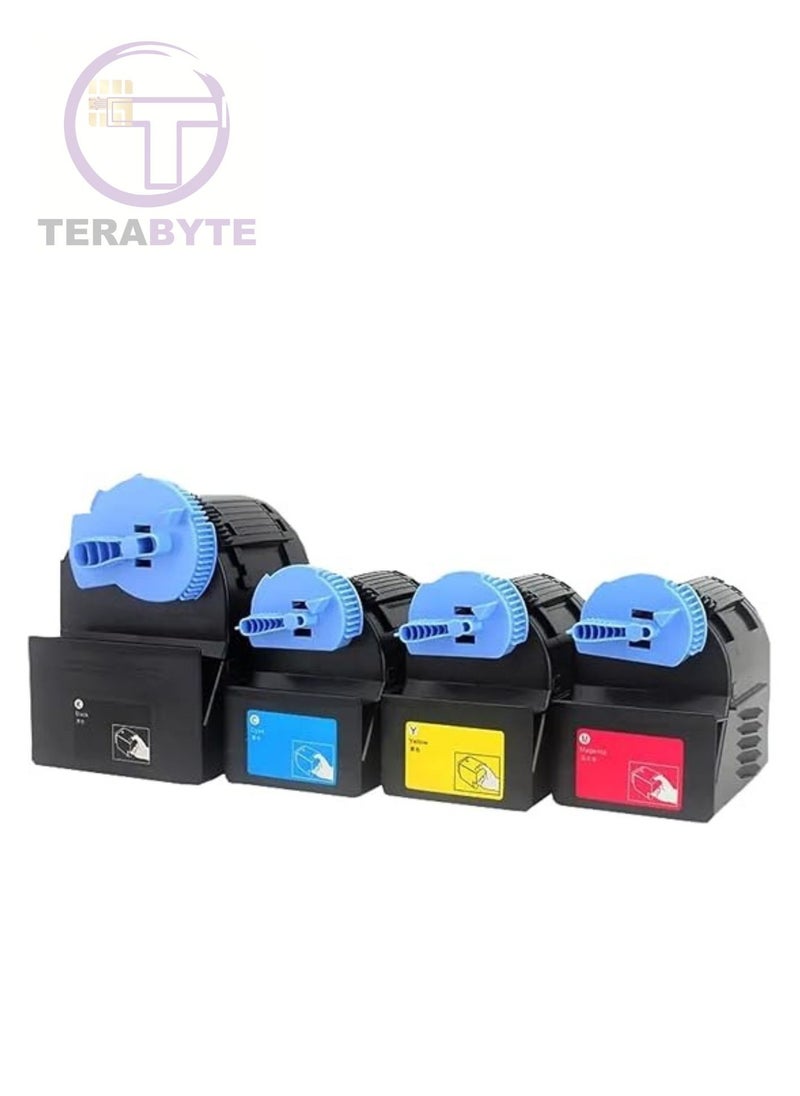 Terabyte GPR-23/NPG-35/C-EXV21 Toner Cartridge for Canon NPG-35 GPR-23 C-EXV 21 Toner Cartridge Compatible for Canon IR-C2880 C2550 C3080 C3380 Printer High Yield Replacement Refill,Pack of 4 (Black/Cyan/Magenta/Yellow)  - Image 1