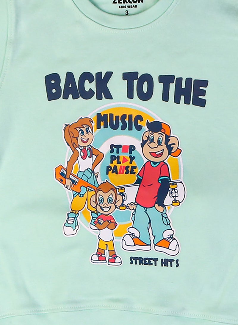 زيركون بيجامة ولادي خريفي 2186 - Image 2