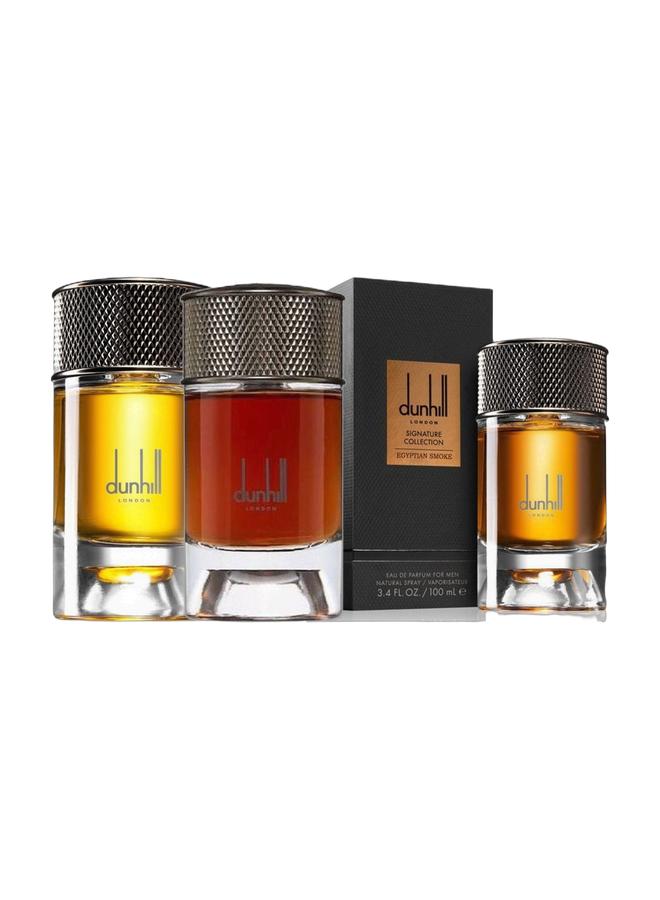 dunhill Signature Collection Arabian Desert EDP 100ml & Signature Collection Egyptian Smoke EDP 100ml & Signature Collection Indian Sandalwood EDP 100ml Bundle - Image 1