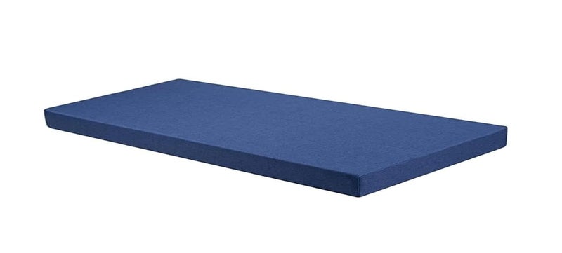ATOOTFUSION Orthopedic High-Density HR Foam Mattress | High-Resilience (HR) Dual-Sided Foam | Single Size Bed Mattress - Navy Blue 3-Year Warranty (72X35X3 Inches) - Image 3