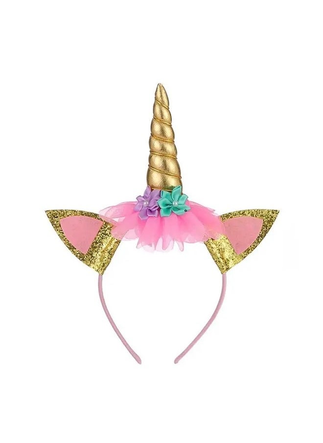 We Happy - Girls Floral Unicorn Costume Princess Rainbow Party Dress Wedding Birthday Carnival Long Maxi Gown - Image 1