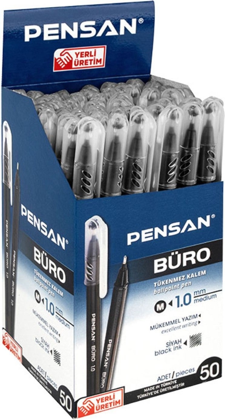 Pensan Büro 2270 Ballpoint Pen 50 Pieces - Image 1