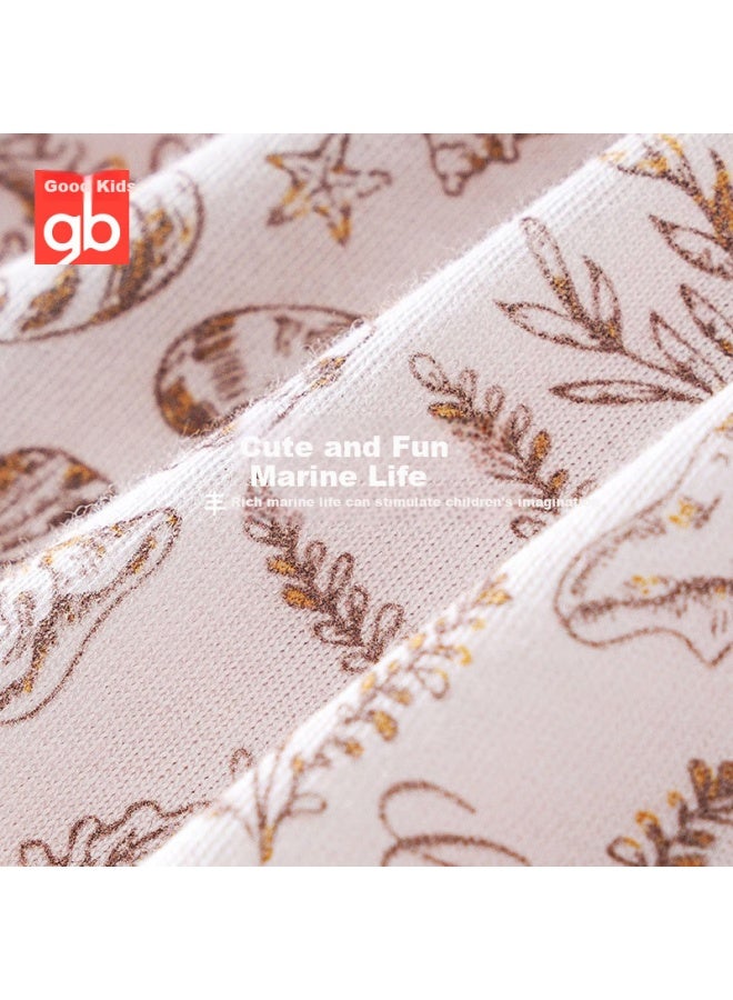 Gb Baby Summer Class A Pure Cotton Romper Crawling Suit 5A Antibacterial Jumpsuit Summer Air-Conditioning Clothes 2-Pack - Image 5