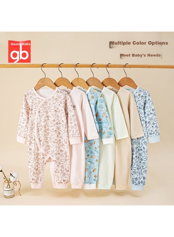 Gb Baby Summer Class A Pure Cotton Romper Crawling Suit 5A Antibacterial Jumpsuit Summer Air-Conditioning Clothes 2-Pack - Image 4