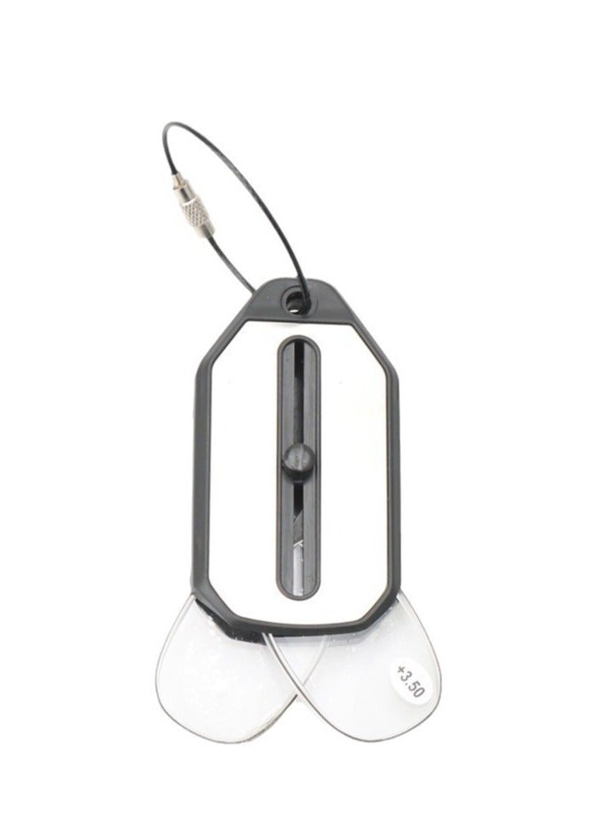 Tanwer Legless ultra-thin telescopic clip nose reading glasses keychain reading glasses - Image 2
