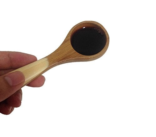 Youkoo kitchen Kitchen Bamboo Wood Measuring Spoons for Measuring Dry and Liquid Ingredients, Pack of 5 - Image 3