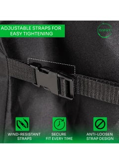 Topify TOPIFY Waterproof Grill Cover Anti Dust Charcoal Electric Barbeque Garden Outdoor BBQ Protective Case Multiple Sizes Black, (170 x 71 x 117 cm)  - Image 4