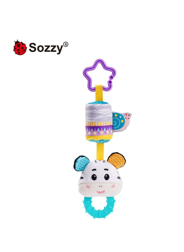 Sozzy - Baby 0-1 years old plush comfort car hanging bed hanging baby stroller pendant wind chimes toy - Image 1