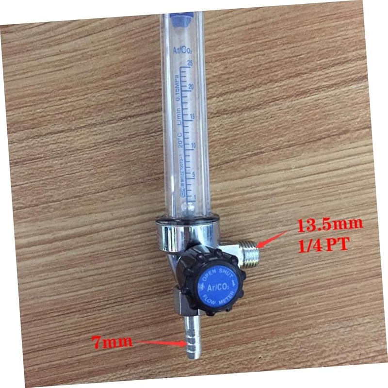 Mikikit Alloy Argon CO2 Pressure Reducer 1 4PT Connection 0 35MPA 7mm For Gas Welding - Image 5