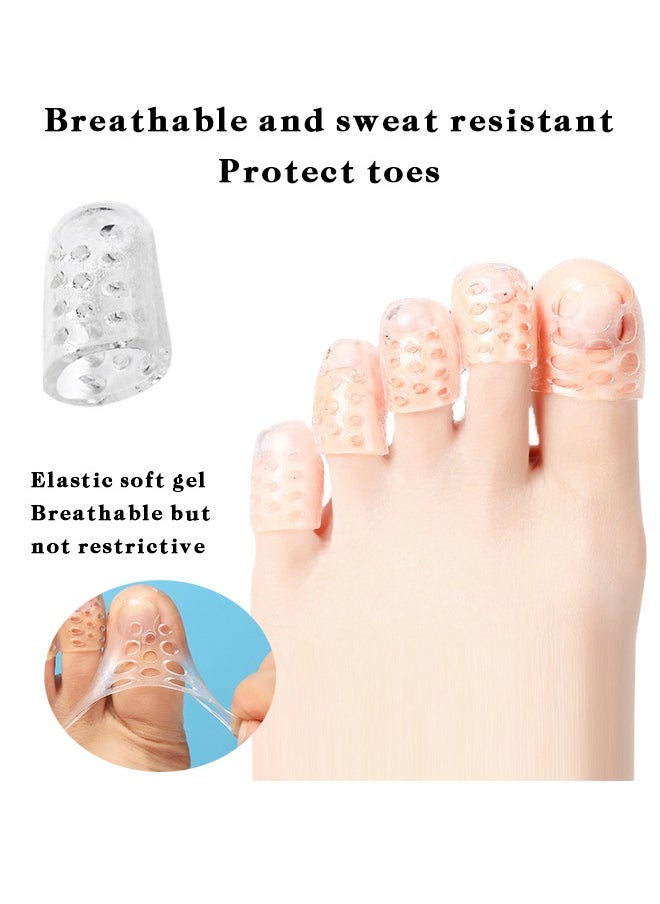 Realfrog - 20pcs Breathable Toe Protector, Anti-Friction Soft Toe Covers - Image 1