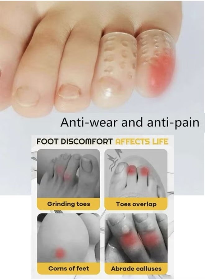 Realfrog - 20pcs Breathable Toe Protector, Anti-Friction Soft Toe Covers - Image 1