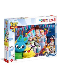 Puzzle Super Color Toy Story 4 24 Maxi Pcs 62 X 42Cm For Age 3 Years Old Multicolor