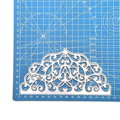 AHTOLS Wedding Invitation Card Border Cutting Dies, Invitation Lace Flower Border Die Cuts Metal Embossing Stencils Template Mould for Card Scrapbooking and DIY Craft Album Paper Card Decor - Image 5