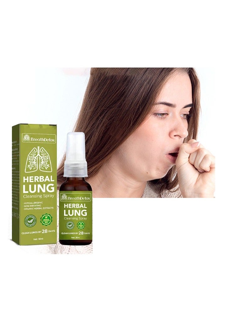 Breathdetox Herbal Lung Cleansing Spray 30ml, Natural Throat Oral Spray, Relieves Throat and Nasal Discomforts Throat - Image 3