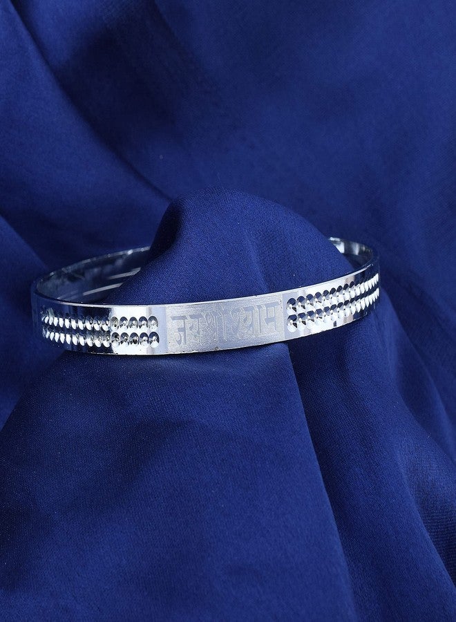 DULCI Made of Brass Jai Shri Shyam Kada Bangle Bracelet for Men Women or Boys and Girls (One Piece) - Image 5